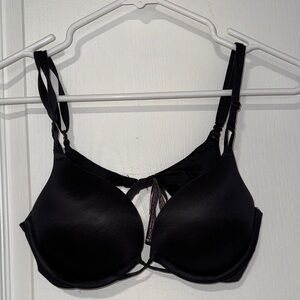 Victoria's Secret Black Strappy Push-Up Bra